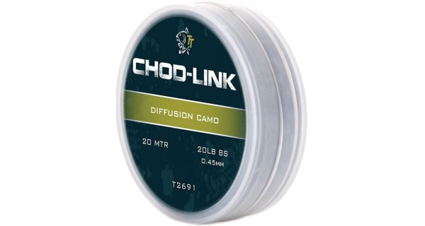 NASH - Návazcový vlasec Chod Link Diffusion Camo 0,50 mm 25 lb 20 m