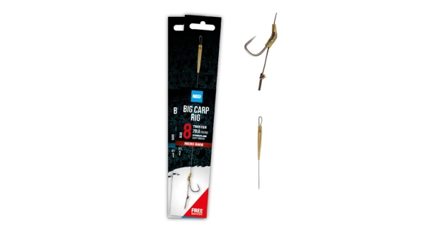 NASH - Návazec Big Carp Rig Barbed vel. 6