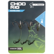 NASH - Návazec Chod Rig Barbless vel. 4 3 ks