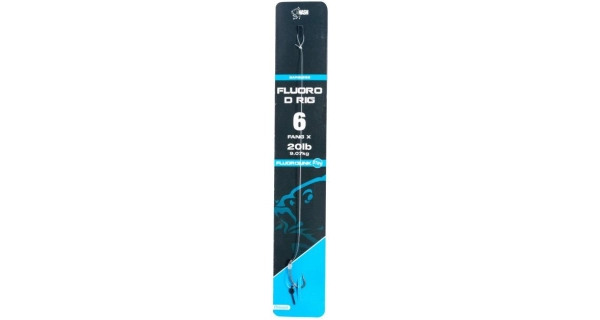 NASH - Návazec Fluoro D Rig Barbless vel. 6