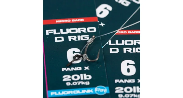 NASH - Návazec Fluoro D Rig Micro Barbed vel. 8