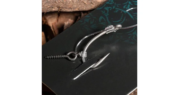 NASH - Návazec Fluorocarbon D-Rig Barbed vel. 6