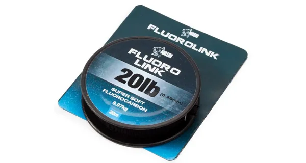 NASH - Návazec Fluorocarbon Fluorolink 20 m 0,45 mm 9,07 kg
