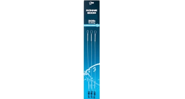 NASH - Návazec Ronnie Boom 13,7 cm 13,6 kg 3 ks