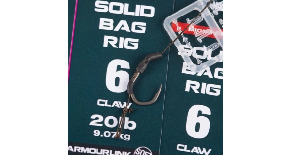 NASH - Návazec Solid Bag Rig Micro Barbed vel. 8