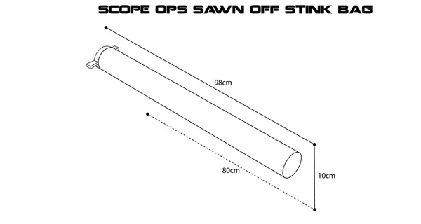 NASH - Obal na podběrák Scope Sawn Off Stink Bag