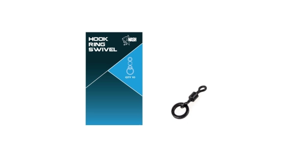 NASH - Obratlíky Hook Ring Swivels 10 ks