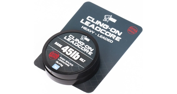 NASH - Olověná šňůra Cling-On Leadcore Dark Silt 7 m 20,41 kg