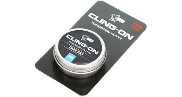 NASH - Plastické olovo Cling-On Tungsten Putty 15 g Dark Silt
