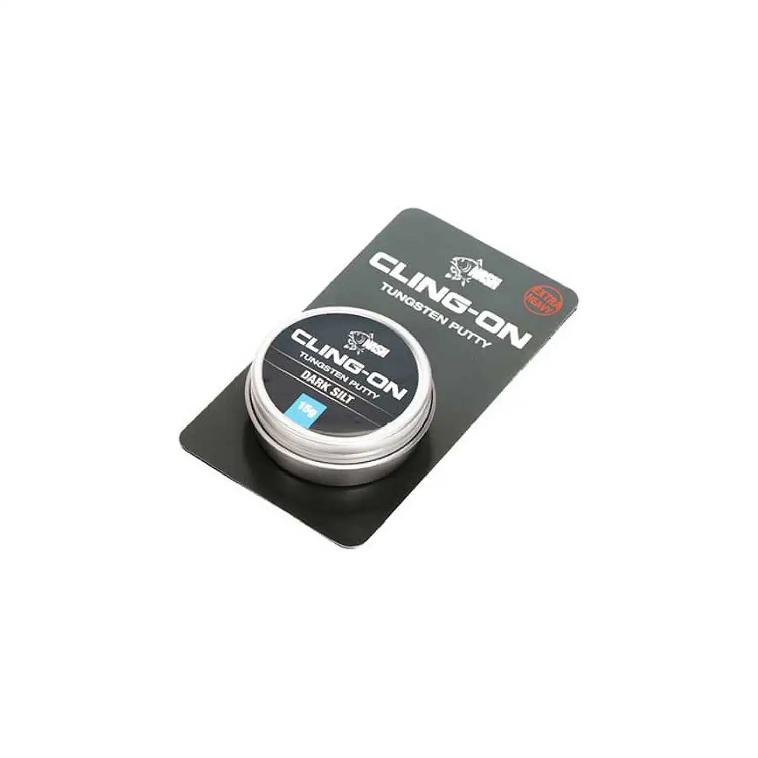 NASH NASH - Plastické olovo Cling-On Tungsten Putty 15 g Dark Silt