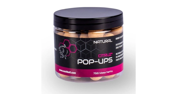 NASH - Plovoucí boilie Pop Ups Citruz Natural 15 mm 75 g