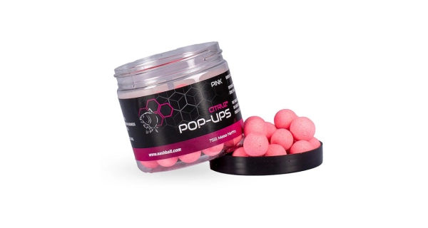 NASH - Plovoucí boilie Pop Ups Citruz Pink 12 mm 75 g
