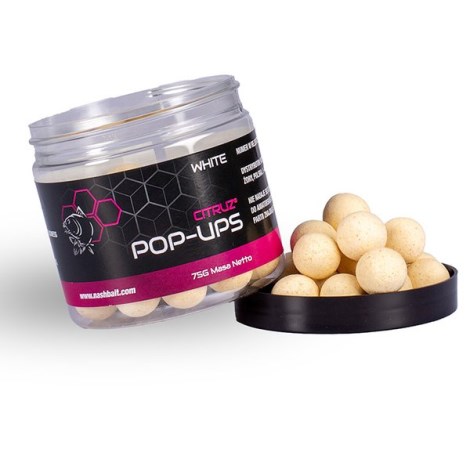 NASH - Plovoucí boilie Pop Ups Citruz White 12 mm 75 g