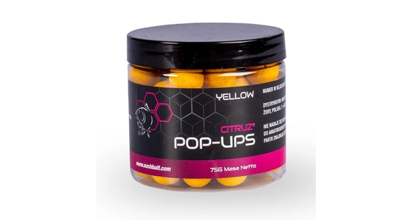 NASH - Plovoucí boilie Pop Ups Citruz Yellow 20 mm 75 g