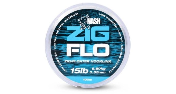 NASH - Plovoucí vlasec NXT Zig Flo 100 m 15 lb 0,35 mm