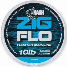 NASH - Plovoucí vlasec NXT Zig Flo 300 m 10 lb 0,28 mm