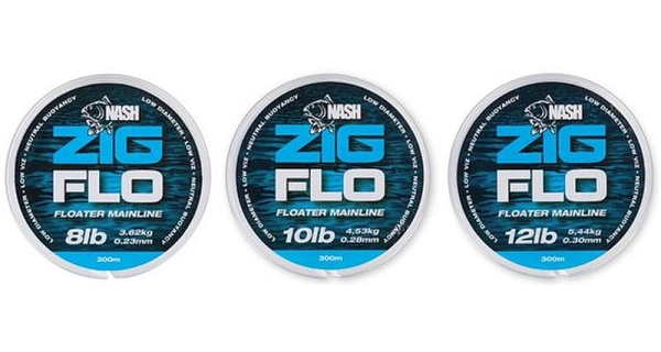 NASH - Plovoucí vlasec NXT Zig Flo 300 m 12 lb 0,30 mm