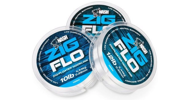 NASH - Plovoucí vlasec NXT Zig Flo 300 m 12 lb 0,30 mm