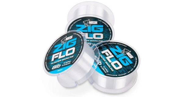 NASH - Plovoucí vlasec NXT Zig Flo 300 m 12 lb 0,30 mm