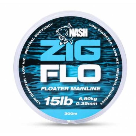 NASH - Plovoucí vlasec NXT Zig Flo 300 m 15 lb 0,35 mm
