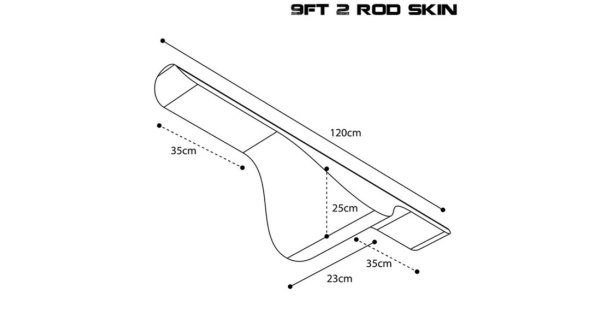 NASH - Pouzdro na prut Scope OPS Hi Protect 2 Rod Skin 9 ft