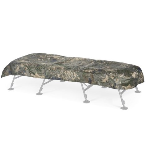 NASH - Přehoz na lehátko Indulgence Waterproof Bedchair Cover Camo Standard