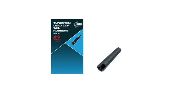 NASH - Převleky Tungsten lead clip tail rubber - TT