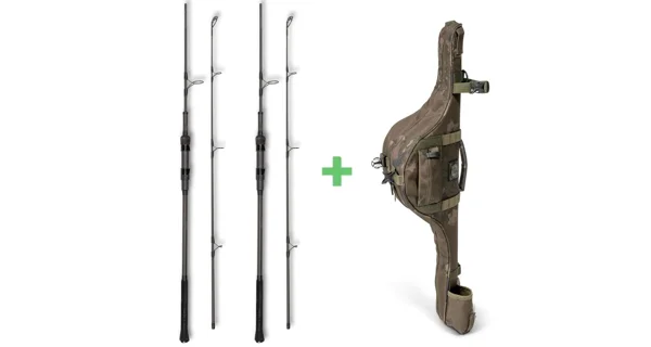 NASH - Prut Scope OPS Abbreviated 3,5 lb 1,8 m 2 ks + Pouzdro na prut Scope OPS Hi Protect 2 Rod Skin 10 ft Zdarma