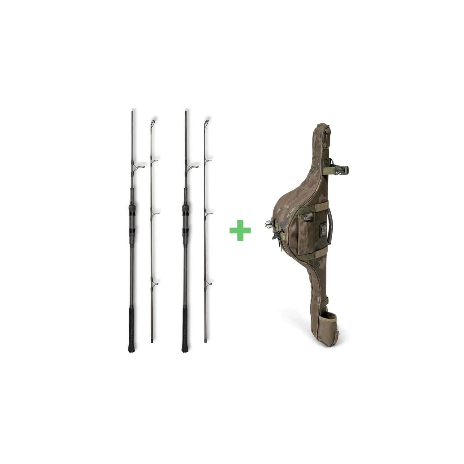 NASH - Prut Scope OPS Abbreviated 3,5 lb 1,8 m 2 ks + Pouzdro na prut Scope OPS Hi Protect 2 Rod Ski...
