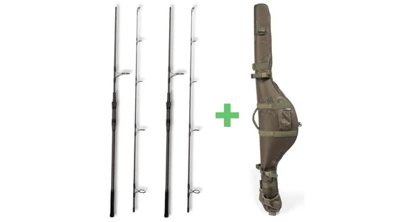 NASH - Prut Scope OPS Abbreviated CG (Ceramic) 3,5 lb 3 m 2 ks + Pouzdro na prut Scope OPS Hi Protect 2 Rod Skin 10 ft Zdarma