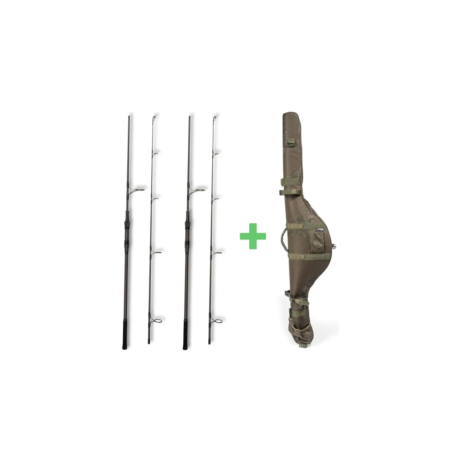 NASH - Prut Scope OPS Abbreviated CG (Ceramic) 3,5 lb 3 m 2 ks + Pouzdro na prut Scope OPS Hi Protec...