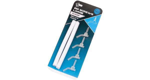 NASH - Rovnátka Zig Screws čirá vel. L 4 ks