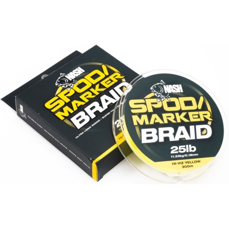 NASH - Šňůra Spod & Marker Braid Yellow 0,18 mm 11,33 kg 300 m