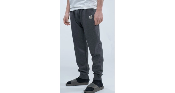NASH - Tepláky Make It Happen Badge Joggers Grey Marl vel. L