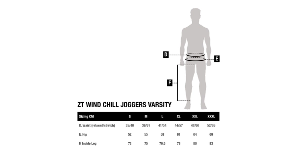 NASH - Tepláky Zero Tolerance Wind Chill Joggers Varsity vel. 2XL