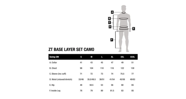 NASH - Termo sada Zero Tolerance Base Layer Set Camo vel. XL