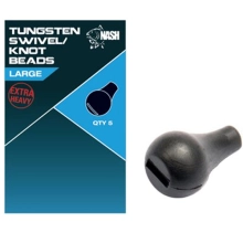 NASH - Těžké korálky Tungsten Swivel and Knot Bead Large 5 ks