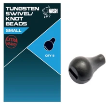 NASH - Těžké korálky Tungsten Swivel and Knot Bead Small 5 ks