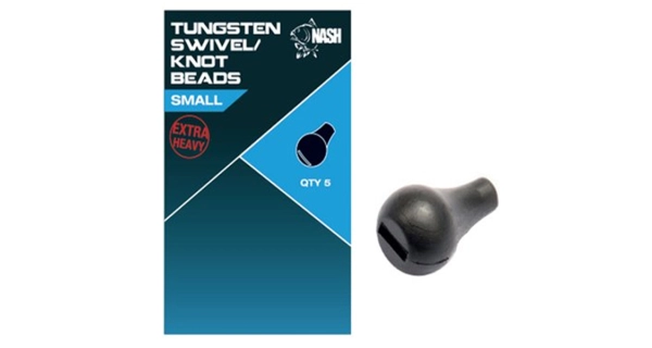 NASH - Těžké korálky Tungsten Swivel and Knot Bead Small 5 ks