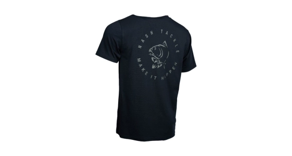 NASH - Tričko Make It Happen Carp Logo T-Shirt Black vel. XL