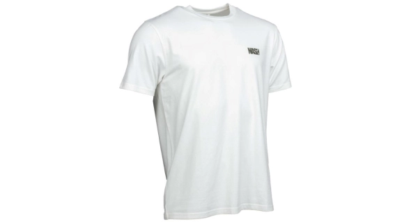 NASH - Tričko Make It Happen Carp Logo T-Shirt Ecru vel. S