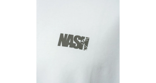 NASH - Tričko Make It Happen Carp Logo T-Shirt Ecru vel. XL