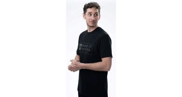 NASH - Tričko Make It Happen Coordinates T-Shirt Black vel. 3XL