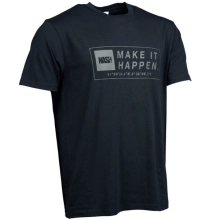 NASH - Tričko Make It Happen Coordinates T-Shirt Black vel. XL