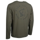 NASH - Triko Make It Happen Carp Logo Long Sleeve T-Shirt Green vel. 2XL