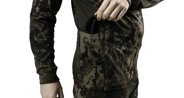 NASH - Triko ZT Lite Luxe Long Sleeve T Shirt Camo vel. 2XL