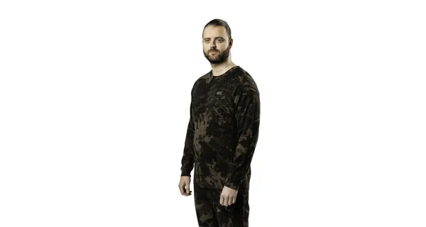 NASH - Triko ZT Lite Luxe Long Sleeve T Shirt Camo vel. L