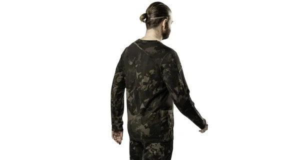 NASH - Triko ZT Lite Luxe Long Sleeve T Shirt Camo vel. L