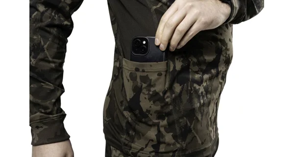 NASH - Triko ZT Lite Luxe Long Sleeve T Shirt Camo vel. M