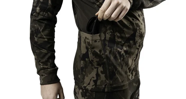 NASH - Triko ZT Lite Luxe Long Sleeve T Shirt Camo vel. S